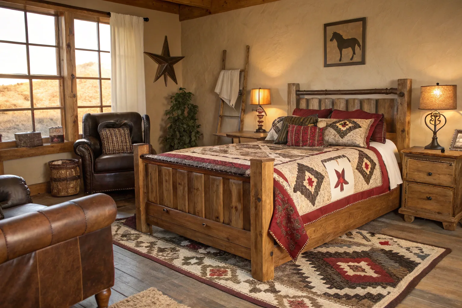 19+ Stylish Western Bedroom Decor Ideas