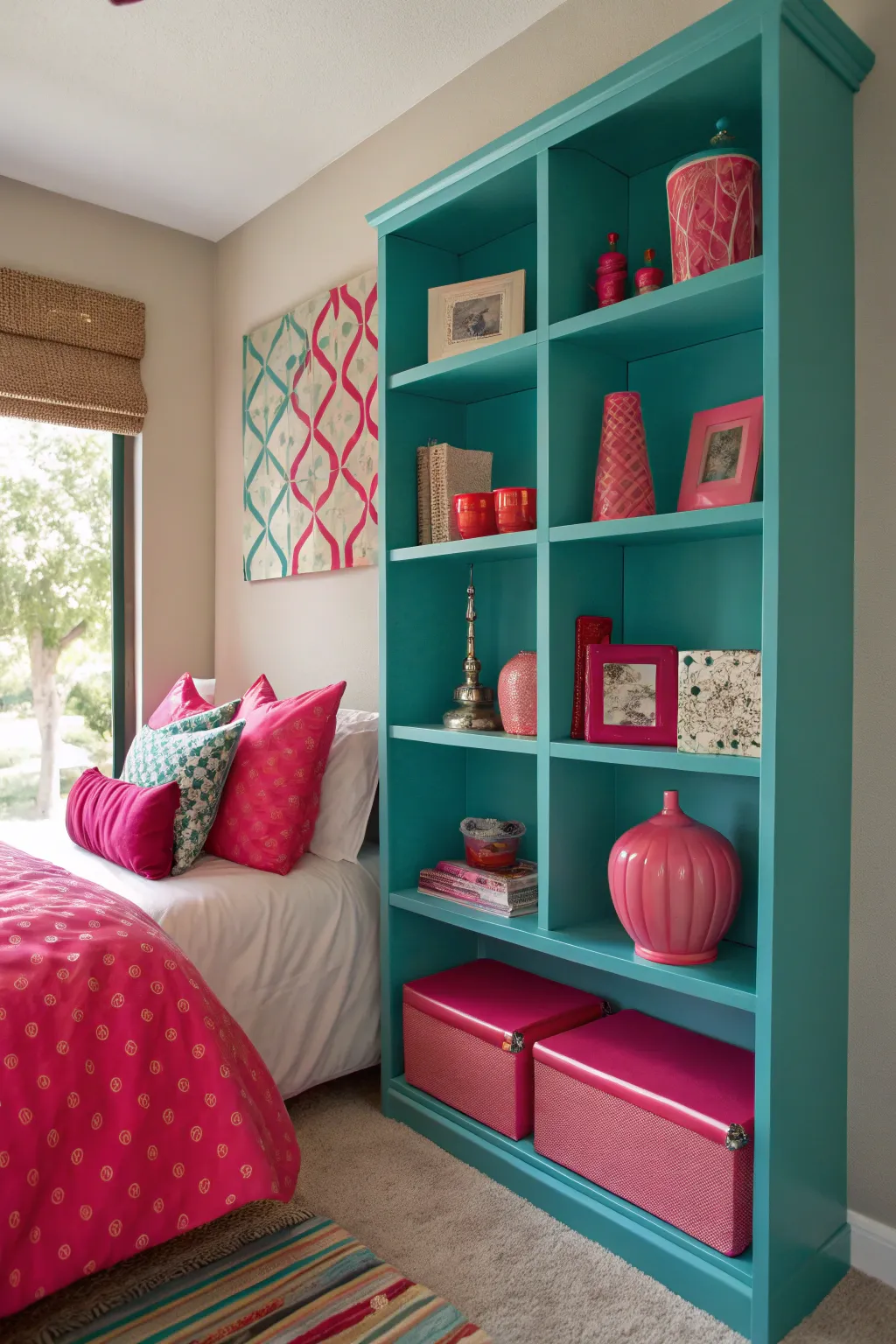 18+ Stunning Teal and Pink Bedroom Ideas