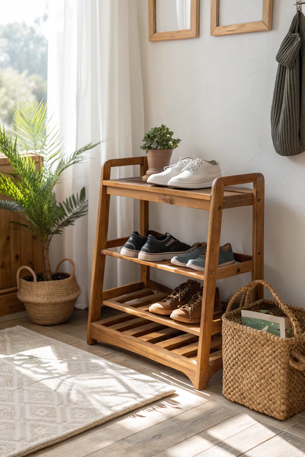 19+ Creative Wooden Shoe Rack Ideas You’ll Love