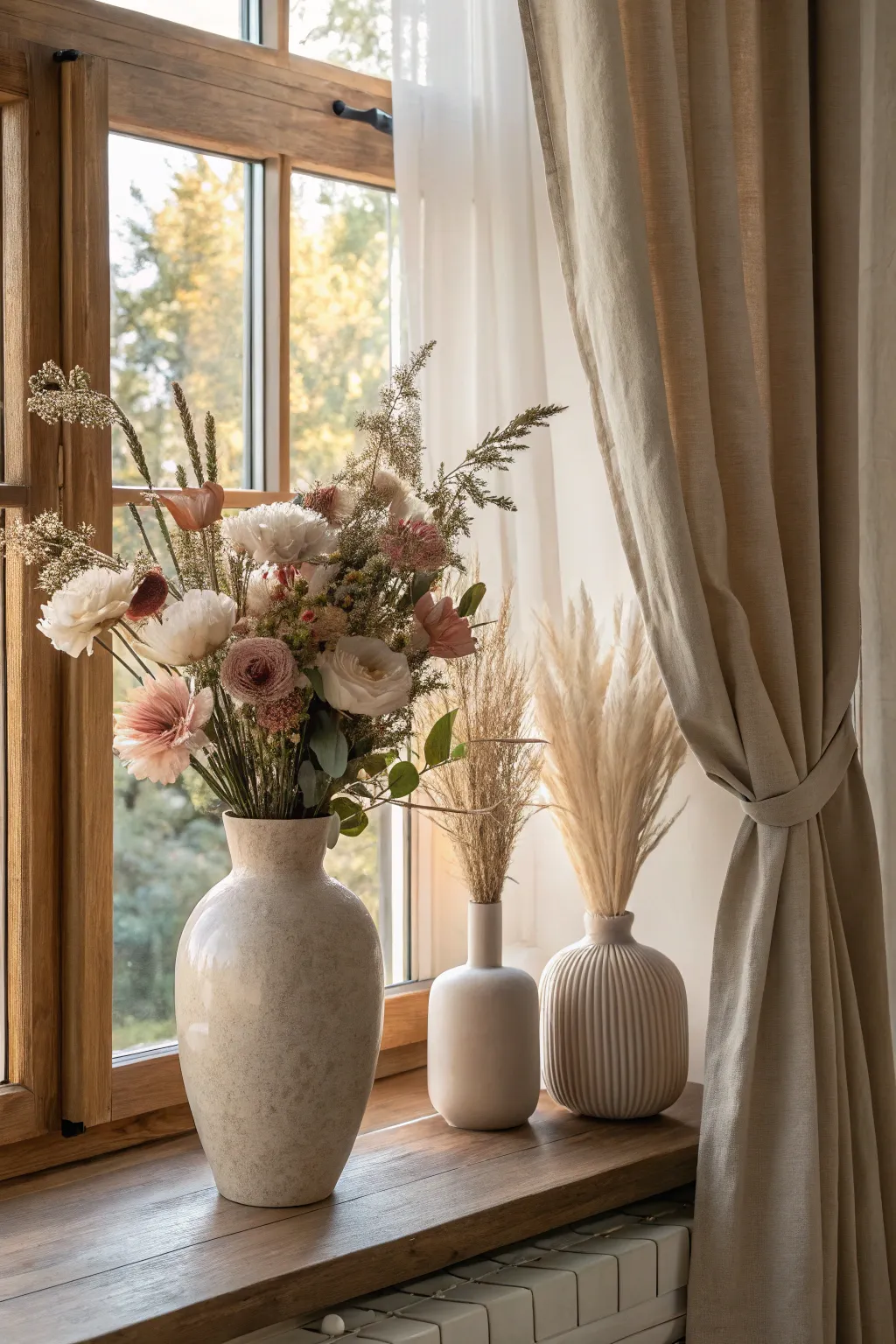 19+ Creative Decorating with Faux Flowers Ideas