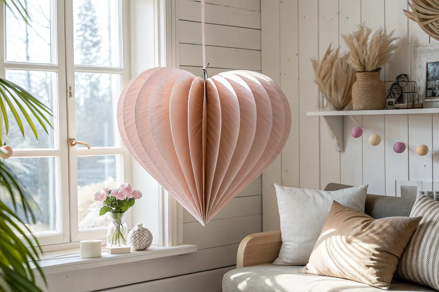12+ Creative Paper Heart Decoration Ideas